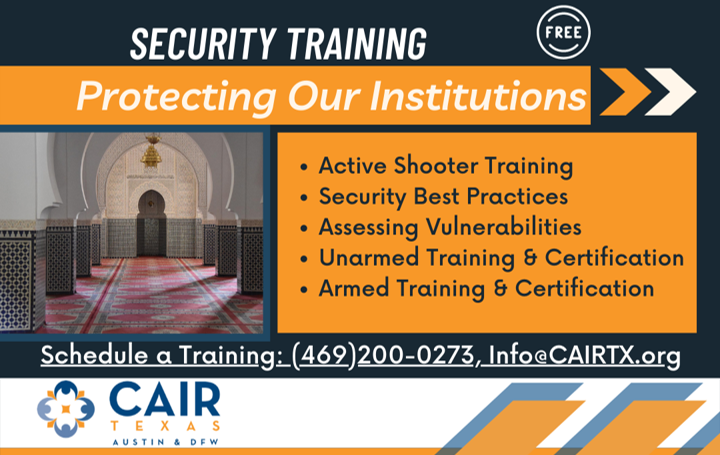Securing our Islamic Institutions - Security Training